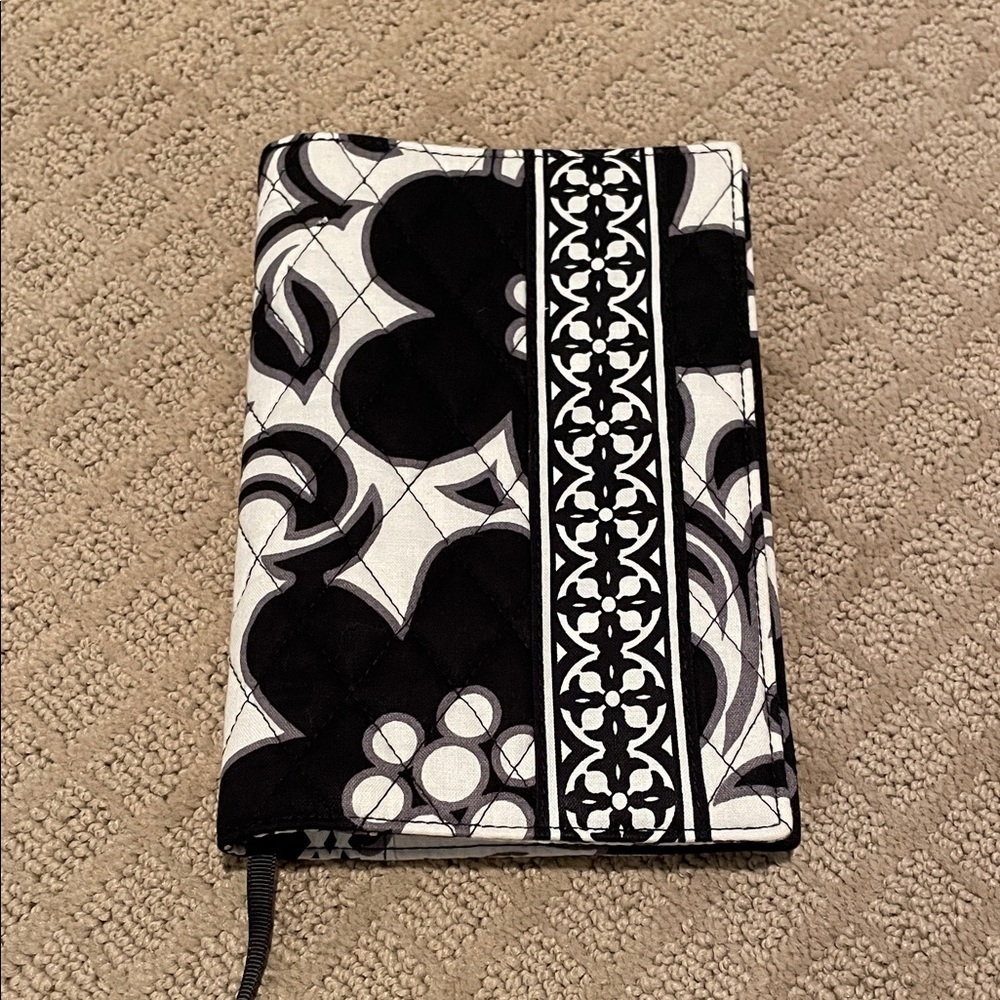 Black and White Floral Cover